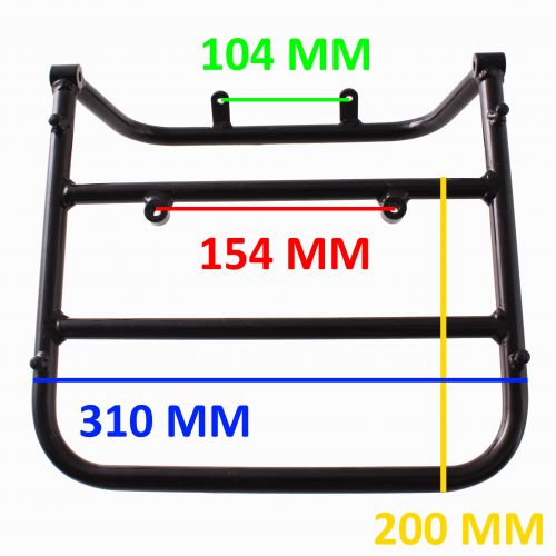 Portapacchi posteriore moto