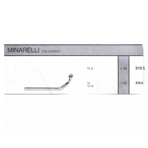 Curva marmitta Minarelli da 22