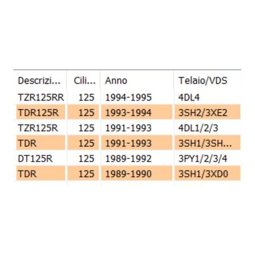 Coperchio frizione Yamaha 125 DT...