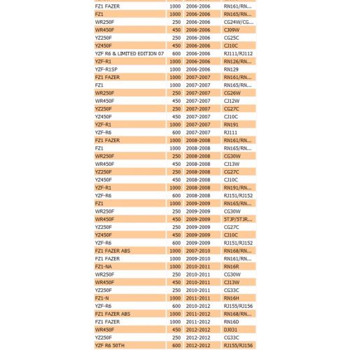 Gommino valvole Yamaha 4SV121190000