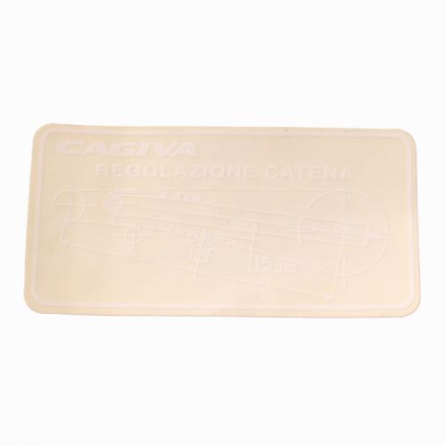 Adesivo regolazione catena MV Augusta...