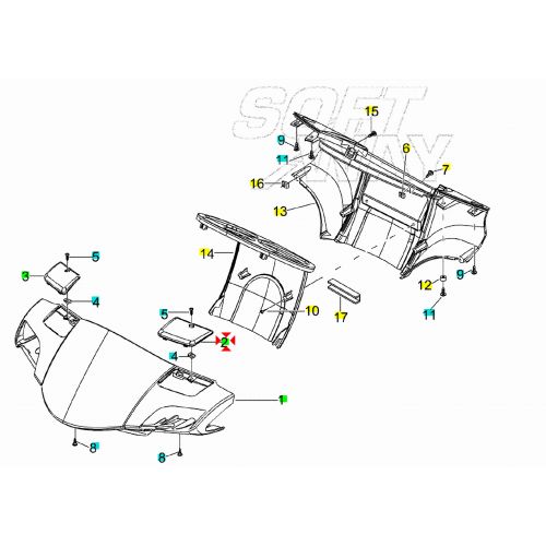 Copri pompa freno Carnaby 653247 -...