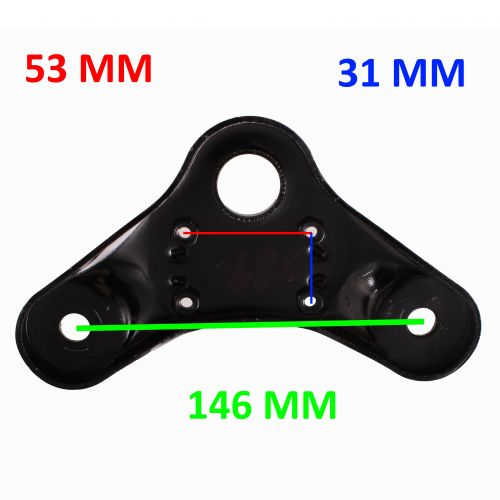 Piastra superiore forcella...