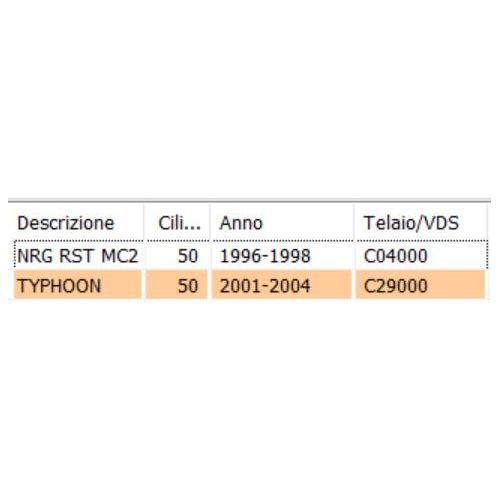 Trasmissione sdoppiatore Piaggio NRG...