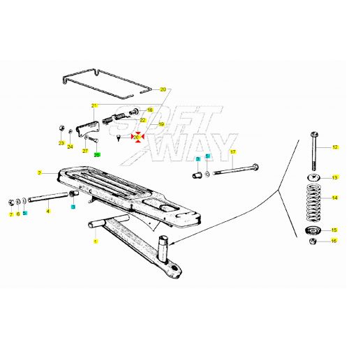 Gommino portapacchi Ciao 216738