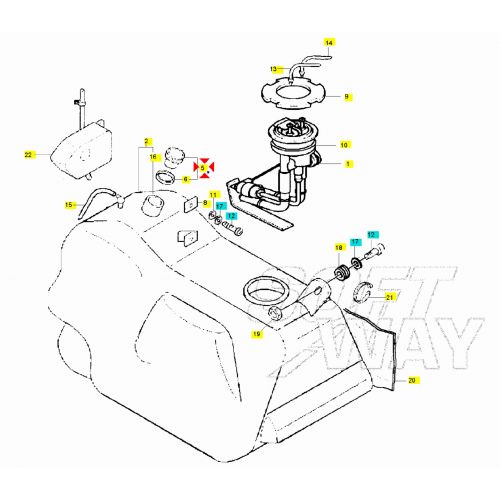 Tappo serbatoio benzina scooter...