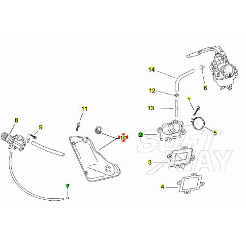 Copri pompa olio Aprilia SR AP8206570