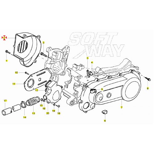 Coprivolano Piaggio Free Zip Sfera...