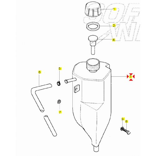 Vaso espansione Piaggio Zip SP 575705