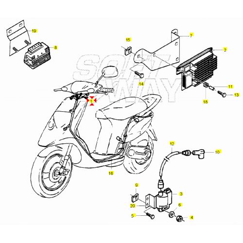Impianto elettrico NRG MC3 iniezione...