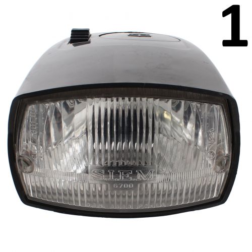 Faro anteriore nero Ciao Lusso 1979