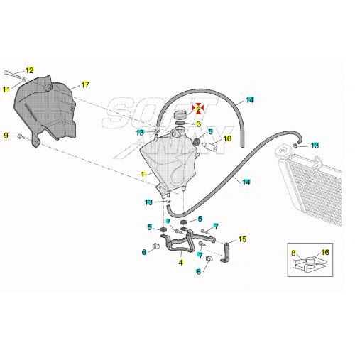 Tappo serbatoio olio RX RS RSV AP8120354