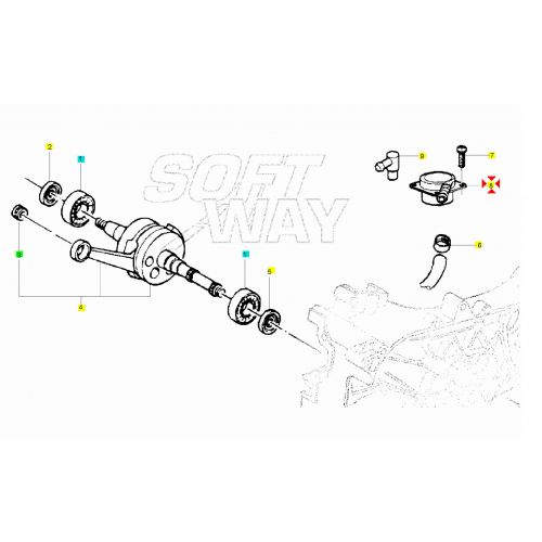 Compressore aria Piaggio Purejet 826949