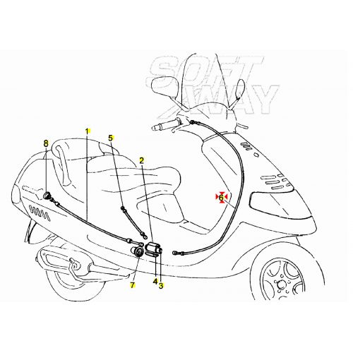 Cavo gas Hexagon 125 150 - 271463