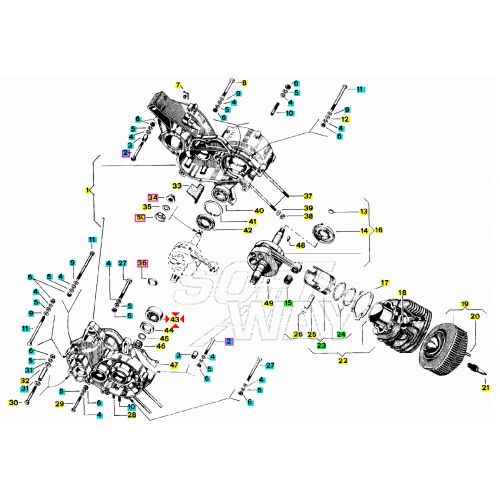 Cuscinetto a rulli 10-6347 Ape 220 TM...