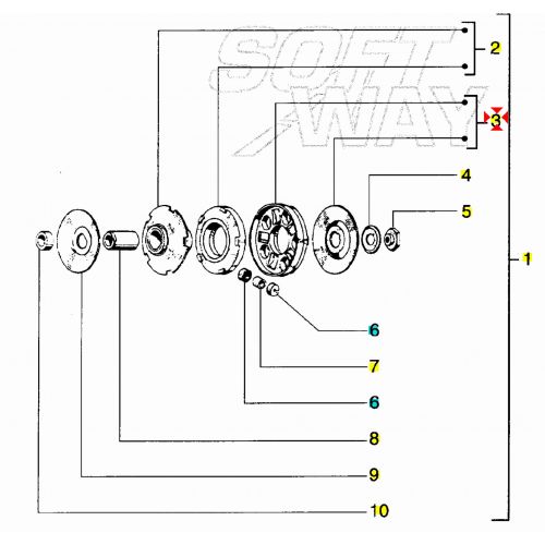 Contenitore rulli Ciao 286281