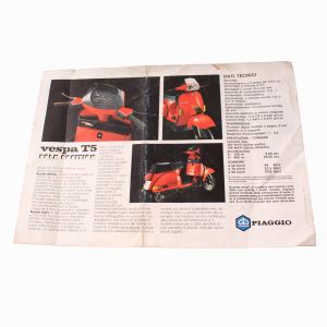 Depliant Vespa T5 2