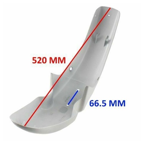 Parafango anteriore bianco per...