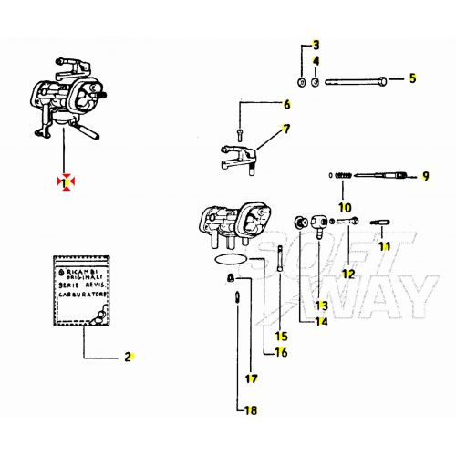 Carburatore Vespa FL2 automatica -...