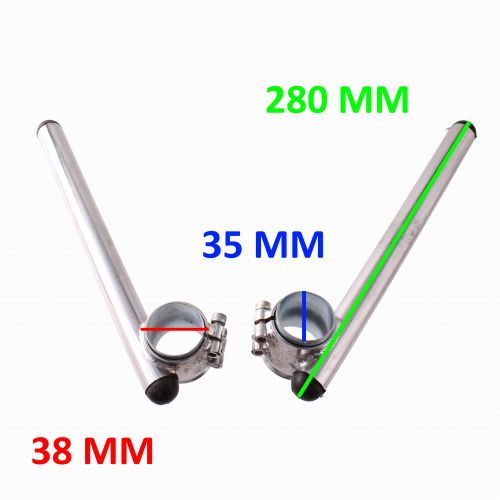 Coppia semimanubri moto da 35