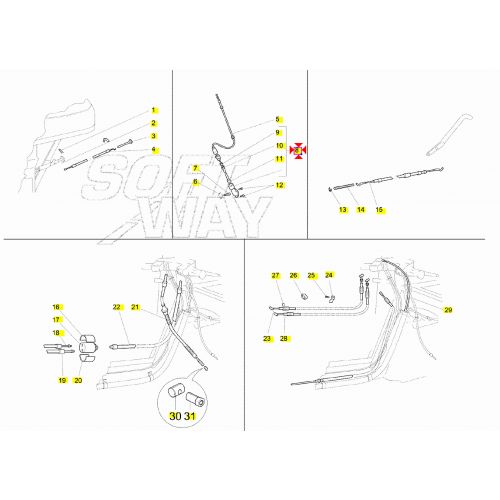 Rinvio contachilometri Ape 50 TM FL...