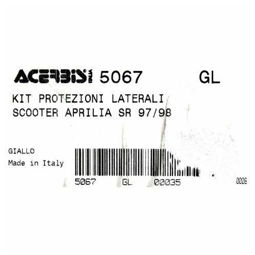 Coppia protezioni laterali scudo...