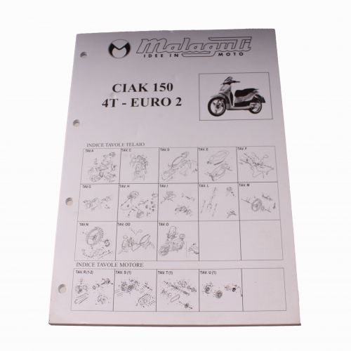 Catalogo ricambi Malaguti Ciak 150 4T