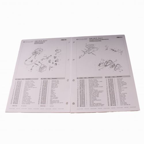 Catalogo ricambi Malaguti Ciak 150 4T