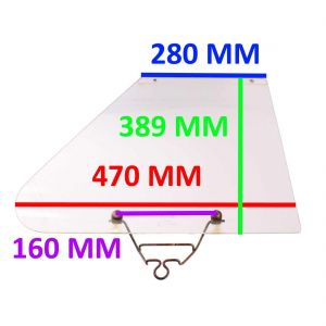 Vetro finestrino Ape 2