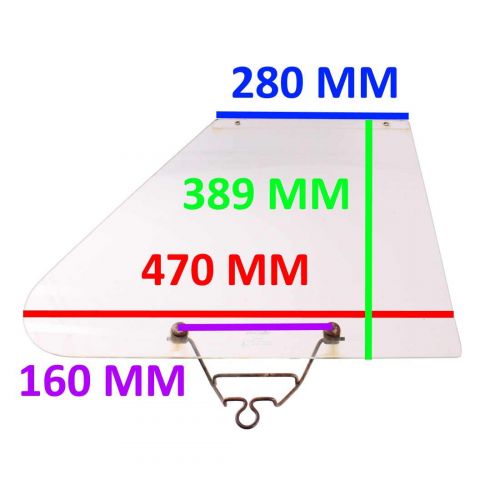 Vetro finestrino Ape