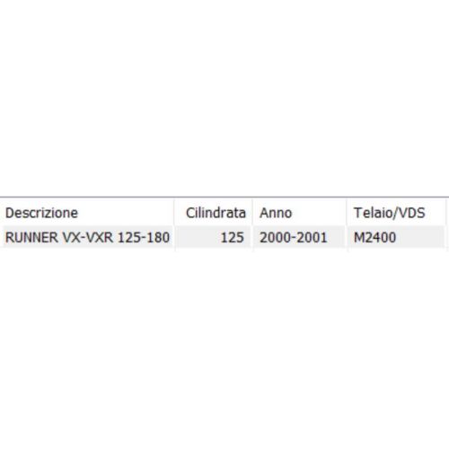 Paraspruzzi posteriore Gilera Runner...