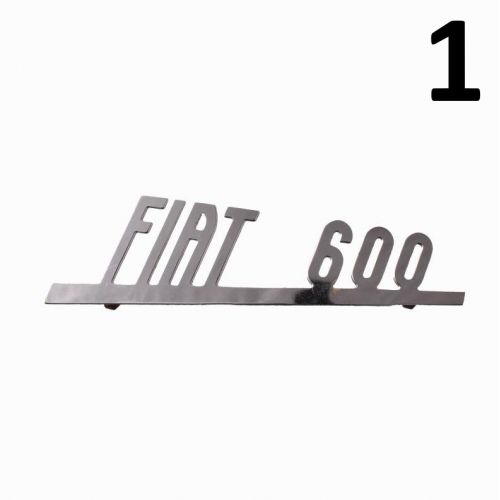 Scritta Emblema Targhetta Fiat 600