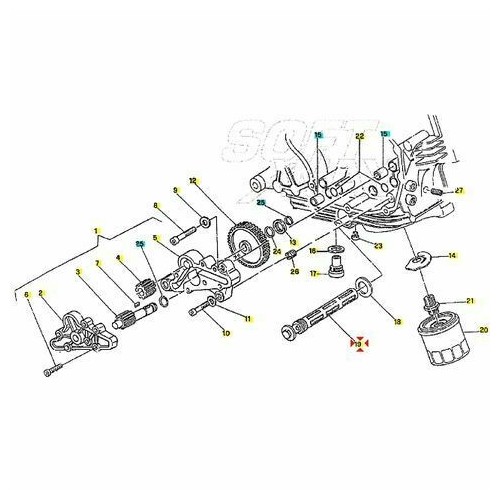 Filtro olio Cagiva Elefant e Gran Canyon