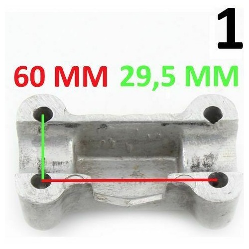 Piastra manubrio per ciclomotori Garelli