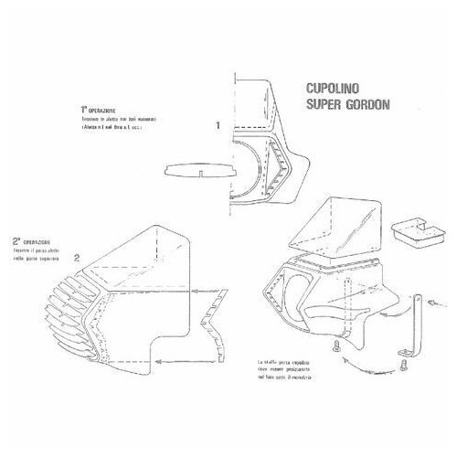 Serie adesivi cupolino Vespa Super...